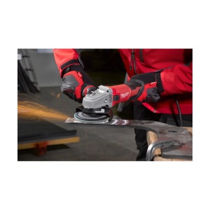 Polizor unghiular AGV 13-125 XE cu fir de 4 m, 125 mm, 1250 W, Milwaukee, cod 4933451218 - Img 3