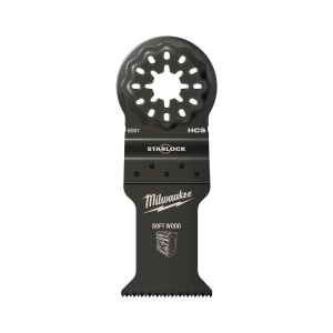 Set 10 panze STARLOCK pentru lemn moale/plastic, cu intrare directa 35x42 mm, Milwaukee, cod 48906004