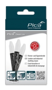 Creta pentru marcaj industrial si lemn Classic Pro 590, alb / galben / albastru / rosu, PICA