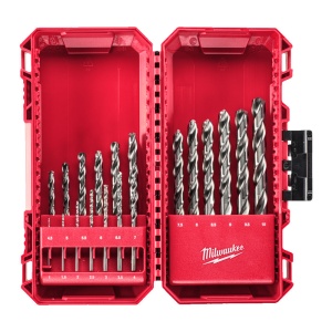 Set 19 burghie Thunderweb HSS Ground DIN338 metal 1-10 mm Milwaukee – cod 4932493869