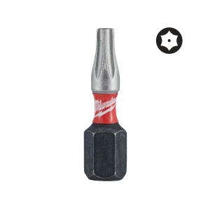 Set 2 Biti pentru surubelnite SHOCKWAVE IMPACT DUTY TX BO15 x 25 mm, Milwaukee, cod 4932471581