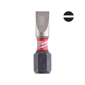 Set 2 Biti SL pentru surubelnite SHOCKWAVE IMPACT DUTY 0.8x5.5x25 mm Milwaukee, cod 4932430902