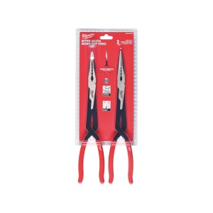 Set 2 clesti cu nas lung (drept si 45 grade), Milwaukee, cod 4932492499 - Img 2