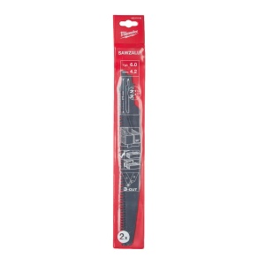 Set 2 panze de precizie Sawzall pentru debitare lemn, Milwaukee cod 4932471693