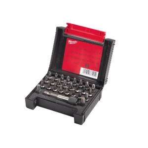 Set 27 biti TX / PH / PZ pentru surubelnita, prindere 1/4" HEX, caseta 110 x 65 x 15 mm, Milwaukee, cod 4932352747