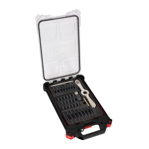 Set 38 piese cu tarozi si filiere Hex-LOK™ si maner 2 in 1, Milwaukee, cod 4932498721
