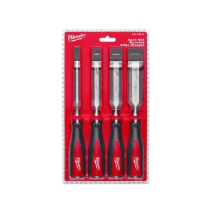 Set 4 dalti cu margine tesita, 6mm, 12mm, 19mm, 25mm, Milwaukee, cod 4932479897 - Img 3