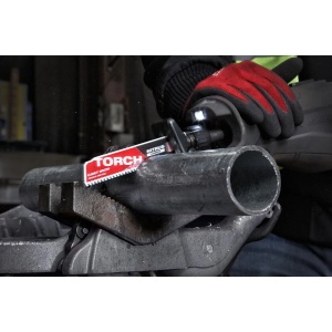 Set 5 panze fierastrau sabie HEAVY DUTY TORCH NITRUS CARBIDE pentru metal, TCT TORCH NITRUS 150X8 TPI, Milwaukee, cod 48005561 - Img 3