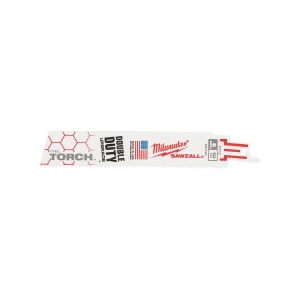 Set 5 panze fierastrau sabie pentru demolare HEAVY DUTY TORCH, 150X10 TPI, Milwaukee, cod 48005712