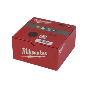 Set 50 foi abrazive pentru slefuitoare orbitale, 8 gauri, diametru 125 mm, granulatie 80, Milwaukee, cod 4932492193 - Img 2