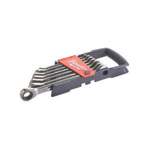 Set 7 chei combinate cu clichet MAX BITE, sistem metric, 8-17 mm, Milwaukee, cod 4932464993 - Img 2