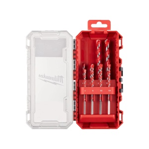 Set 8 burghie premium pentru beton, 4 x 90 mm, 5 / 5.5 / 5.5 / 6 / 7 x 100 mm, 8 / 10 x 150 mm, Milwaukee, cod 4932493882