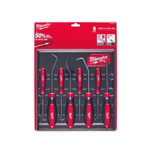 Set 8 instrumente cu carlig si varf ascutit, 286x279x25 mm, Milwaukee, cod 4932480569 - Img 4