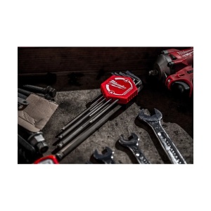 Set 9 chei imbus HEX, 1.5, 2, 2.5, 3, 4, 5, 6, 8, 10 mm, Milwaukee, cod 4932478621 - Img 5