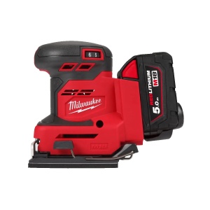 Slefuitor rectiliniu M18 BQSS-502B, talpa dreptunghiulara 113x104 mm, oscilatie 1.6 mm, Milwaukee, cod 4933479967