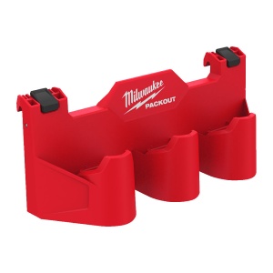 Suport lateral pentru acumulatori M12 PACKOUT, capacitate 3 bucati, Milwaukee, cod 4932498646 - Img 2