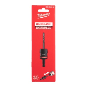 Tija QUIK-LOK 3/8'' 9.5 mm Hex cu burghiu pilot si adaptoare S pentru carote 14-210 mm, Milwaukee, cod 4932500548 - Img 6