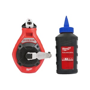 Trasor cu sfoara FINE LINE + rezerva albastra, latime sfoara 0.9 mm, lungime sfoara 30 m, Milwaukee, cod 4932493814