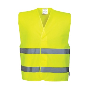 Vesta de inalta vizibilitate cu doua benzi HI-VIS, Portwest - Img 2