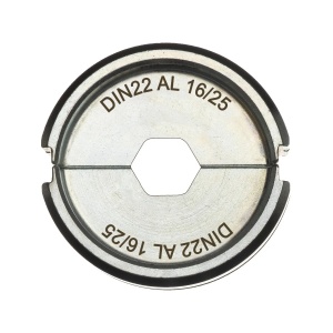 Bac de sertizare din aluminiu DIN22 AL 16/25, forma HEX, Milwaukee, cod 4932451771