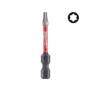 Bit TX pentru surubelnite SHOCKWAVE IMPACT DUTY TX15x50 mm Milwaukee, cod 4932451286