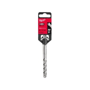 Burghiu beton si zidarie SDS+ MX4 cu 4 taisuri, diametru 10.0 mm, lungime totala 115 mm, Milwaukee, cod 4932352025 - Img 2