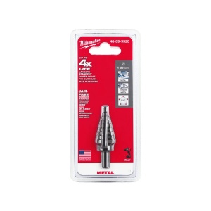 Burghiu in 9 trepte, 4-20 mm pentru metal Milwaukee, cod 48899320 - Img 2