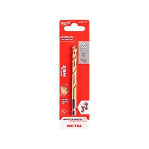 BURGHIU METAL HSS-TITAN RED HEX 1/4'' 7.0X65X109 MM - Img 3