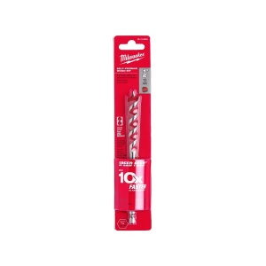 Burghiu pentru lemn SPEED FEED, SPFD 13 x 165 mm, prindere 1/4" HEX, Milwaukee, cod 4932479471 - Img 2
