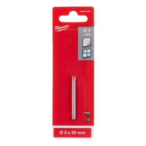Burghiu pentru sticla si placi ceramice, 3x50 / 4x50 / 5x50 / 5.5x50 mm, Milwaukee