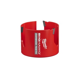 Carota BIG HAWG multi material, diametru 92 mm, adancime max 60 mm, 3 dinti, Milwaukee, cod 4932464933