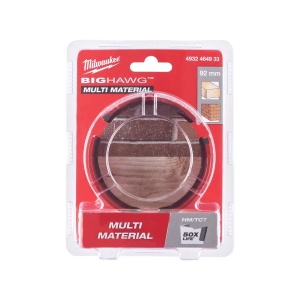 Carota BIG HAWG multi material, diametru 92 mm, adancime max 60 mm, 3 dinti, Milwaukee, cod 4932464933 - Img 2