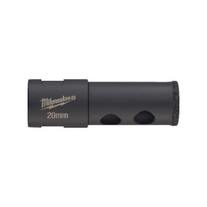 Carota diamantata M14 pentru gaurire uscata, diametru 20 mm, 35 mm lungime activa, Milwaukee, cod 4932478277 - Img 2