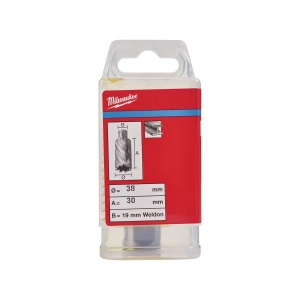 Carota HSS cu prindere Weldon de 19 mm, 38x30 mm, Milwaukee, cod 4932371747 - Img 2