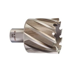 Carota HSS cu prindere Weldon de 19 mm, 45x30 mm, Milwaukee, cod 4932371754
