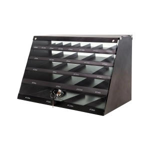 Caseta cu 345 de burghie HSS elicoidale pentru metal- DIN338, 1.0-13.0 mm, Milwaukee, cod 4932352674