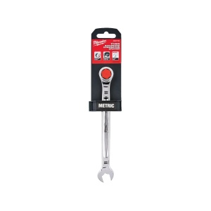 Cheie combinata cu clichet MAX BITE, deschidere 11 mm, lungime 172 mm, Milwaukee, cod 4932471504 - Img 2