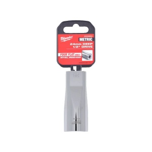 Cheie tubulara 1/2", sistem metric, marime 24 mm, lunga, Milwaukee, cod 4932480044 - Img 2