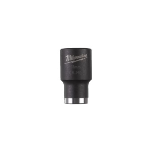 Cheie tubulara de impact Milwaukee SHOCKWAVE 1/2", scurta, 11 mm, Milwaukee, cod 4932478036