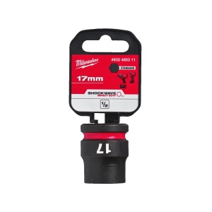 Cheie tubulara de impact SHOCKWAVE IMPACT DUTY 1/2" patrat, scurta, marime 17 mm, Milwaukee, cod 4932480311 - Img 2