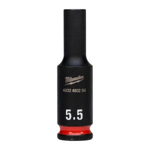 Cheie tubulara de impact SHOCKWAVE IMPACT DUTY 1/4", lunga, marime 5.5 mm, Milwaukee, cod 4932480254
