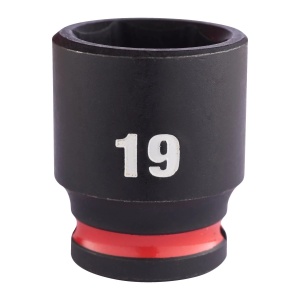 Cheie tubulara de impact SHOCKWAVE IMPACT DUTY 3/8" patrat, scurta, marime 19 mm, Milwaukee, cod 4932480276