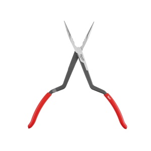 Cleste cu nas lung, unghi varf 45 grade, 326 mm lungime, Milwaukee, cod 4932492498 - Img 3