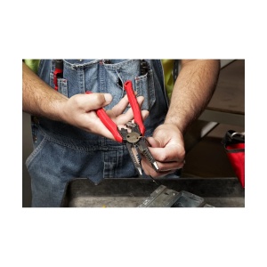 Cleste dezizolare cabluri, 7 in 1, lungime 230 mm, Milwaukee, cod 4932478554 - Img 3