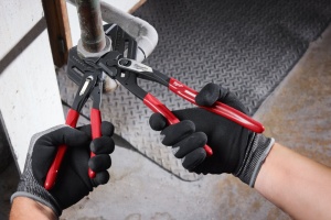 Cleste reglabil tip patent cu falci netede pentru fitinguri si suprafete cromate, Milwaukee