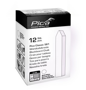 Creta forestiera 12buc Pica Classic 581, alb, 13 mm, 90 mm, PICA, cod 581-12