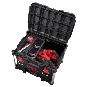 Cutie depozitare PACKOUT XL cu maner, capacitate 45 kg, Milwaukee, cod 4932501784