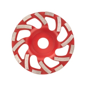 Disc cupa diamantat pentru slefuit beton, granit si piatra naturala, 100 x 22.23 mm, Milwaukee, cod 4932430080