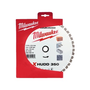 Disc diamantat Premium Speedcross XHUDD 350x25.4x2.6 mm, Milwaukee, cod 4932492151 - Img 2