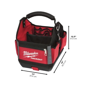 Geanta scule PACKOUT, 25 cm, 28 buzunare, Milwaukee, cod 4932464084 - Img 2